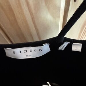 SANDRO NWOT soan sleeveless knit top with scallop hem | size 2